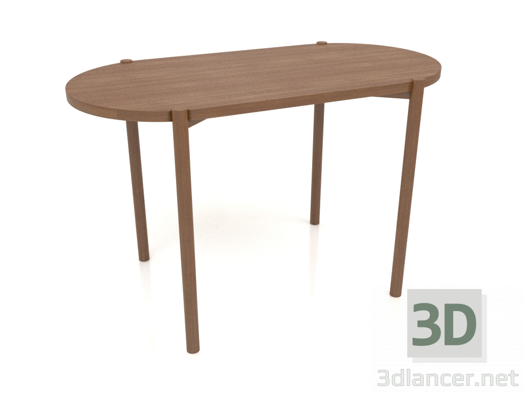 3d model Mesa de comedor DT 08 (extremo recto) (1200x624x754, madera marrón claro) - vista previa