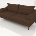 3d model Island straight 3-seater sofa - preview