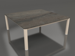 Table basse 94×94 (Sable, DEKTON Radium)