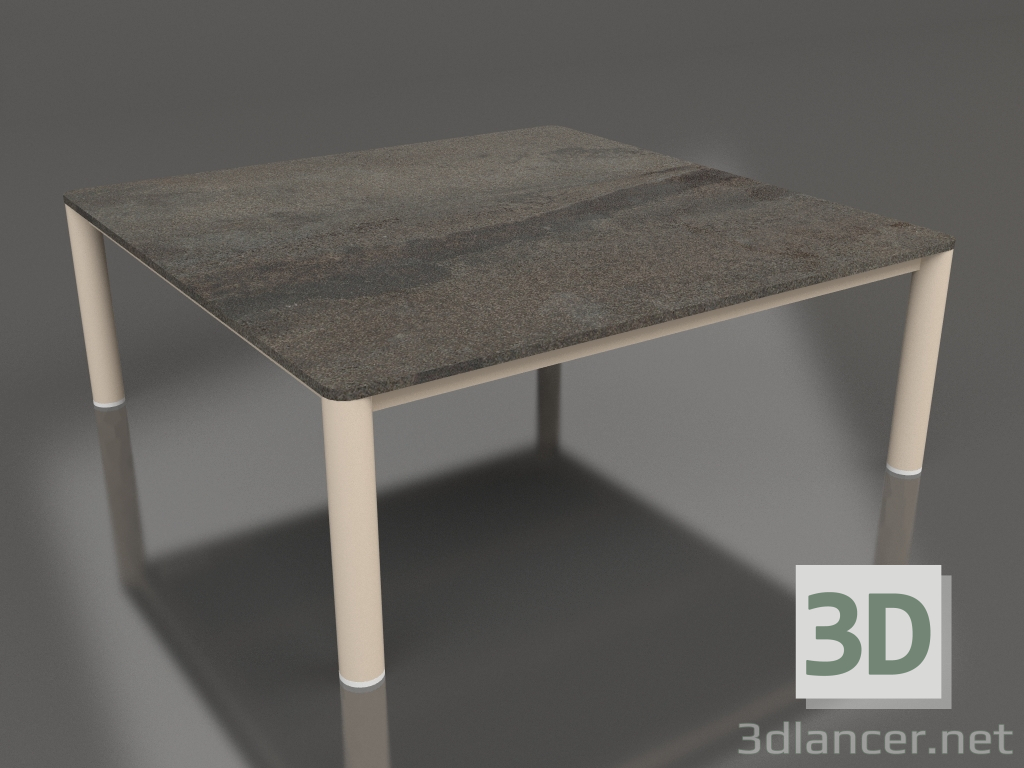 Modelo 3d Mesa de centro 94×94 (Areia, DEKTON Rádio) - preview