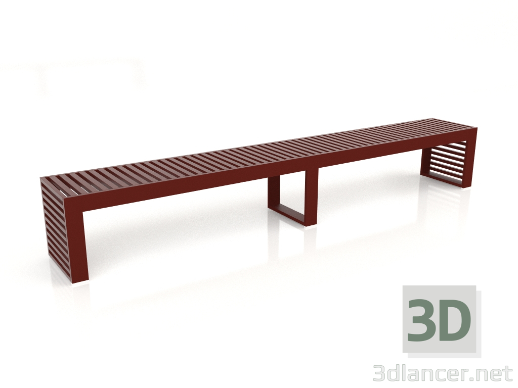 3d model Bench 281 (Wine red) - preview