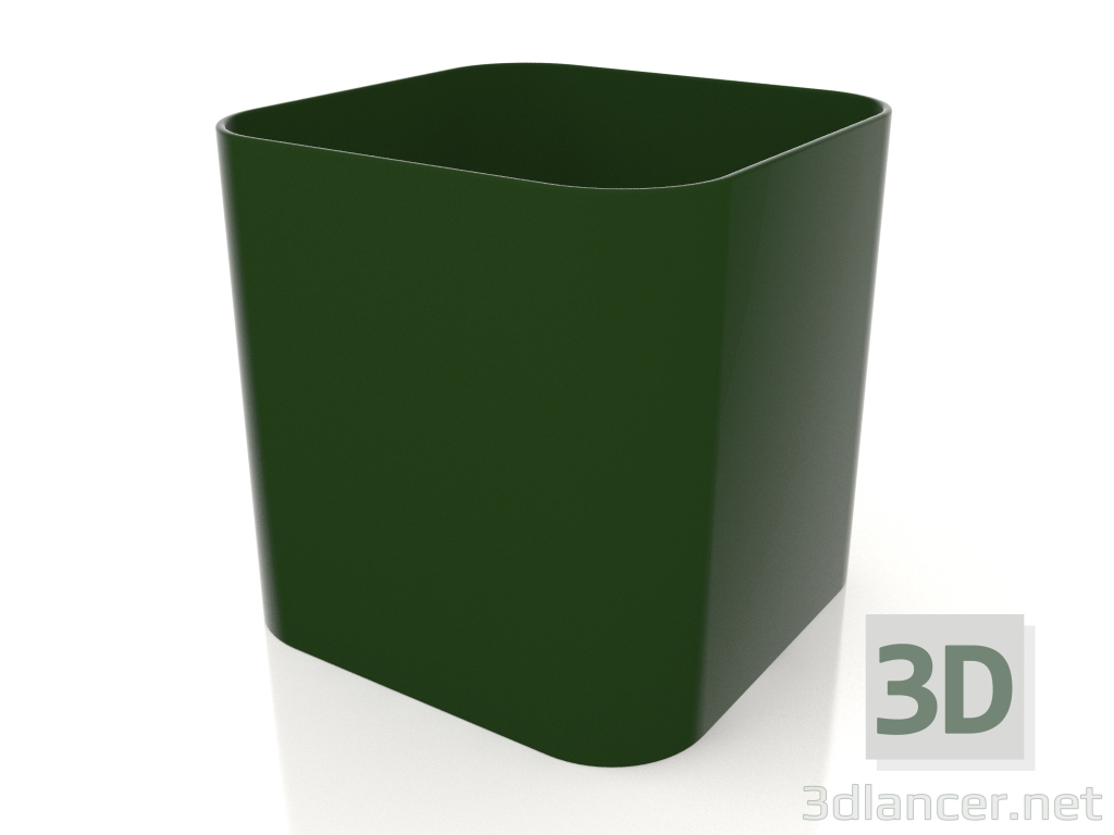 3d model Pot for a plant 1 (Bottle green) - preview