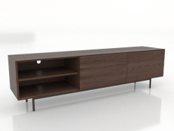 Meuble TV 1 1800 mm (noyer foncé)