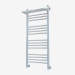 3d model Heated towel rail Bohemia with a shelf (1000x400) - preview