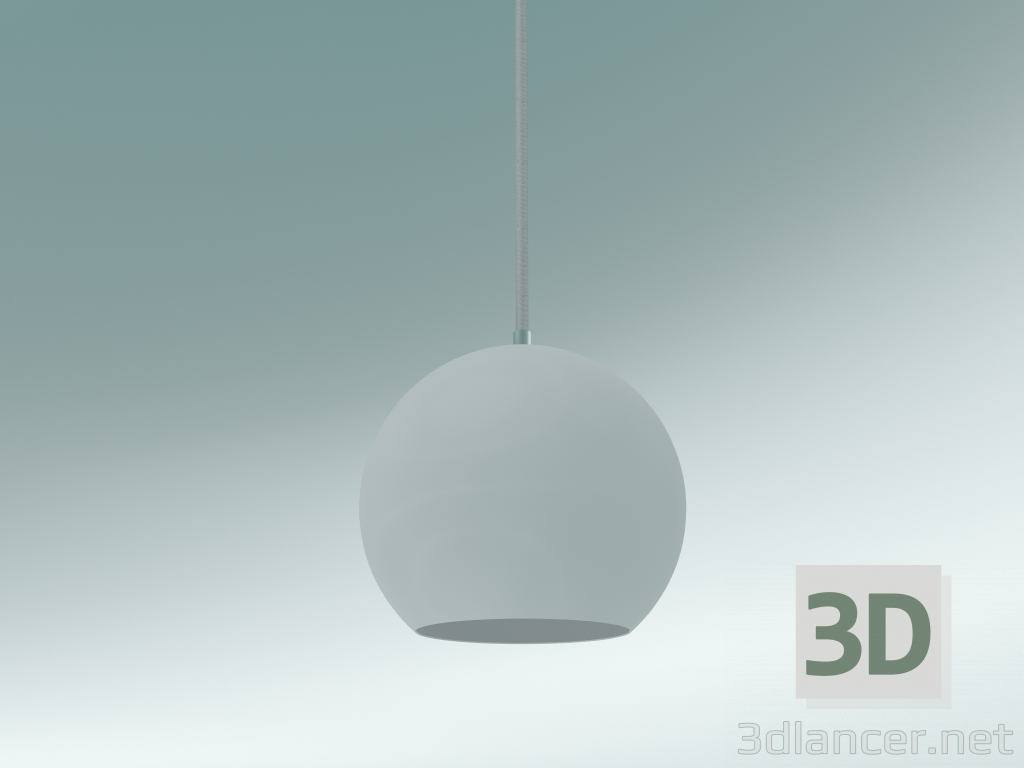 3D Modell Pendelleuchte Topan (VP6, Ø21cm, H 19cm, Weiß) - Vorschau