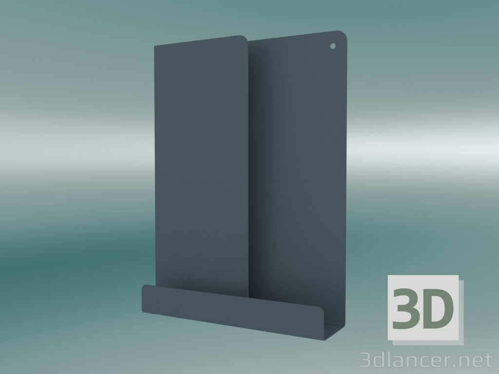 3d модель Полку Folded (29,5x40 cm, Blue-Grey) – превью