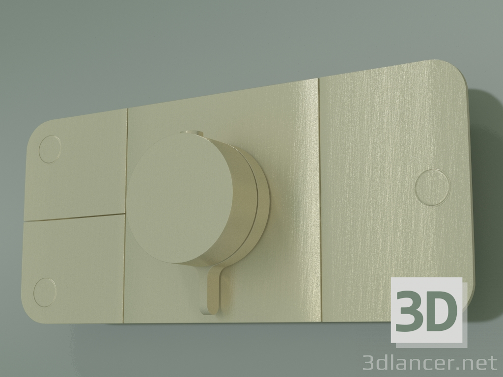 3d model Shower faucet, 3 outlets (45713250) - preview