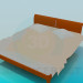 3d model Double bed - preview