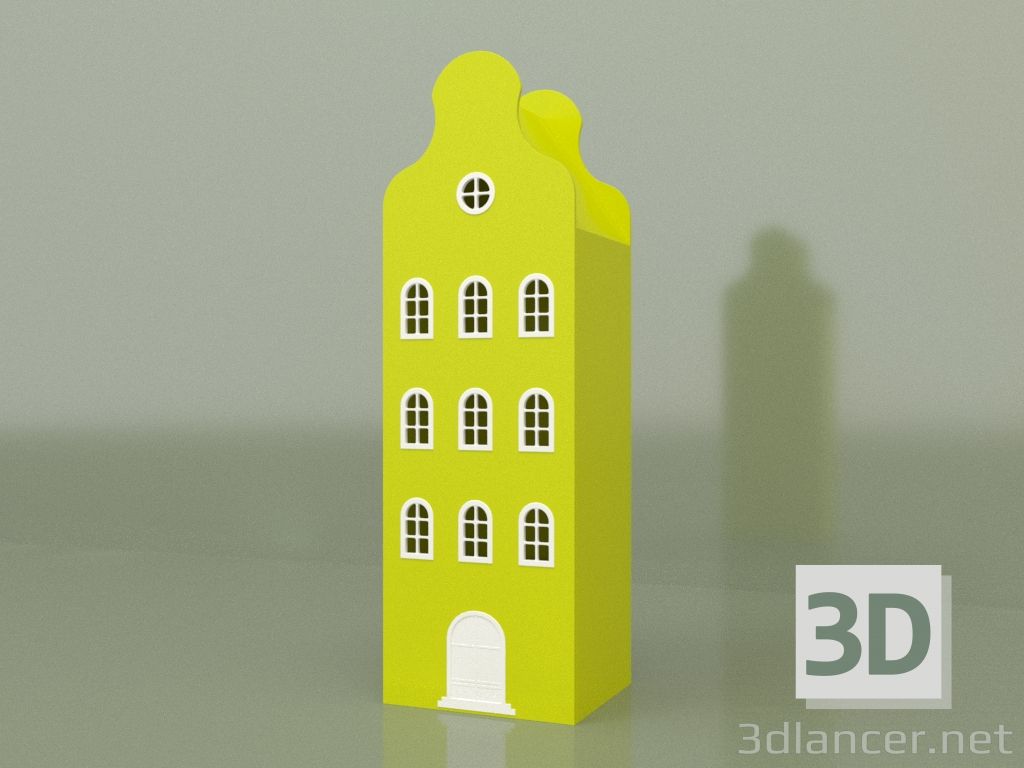 3d model Armario-lodge ASH-2 (Lima) - vista previa