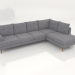 3D Modell Insel-Ecksofa für 5 Personen - Vorschau