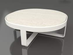 Table basse ronde Ø90 (DEKTON Danae, Gris agate)