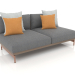 3d model Sofa module, section 4 (Bronze) - preview