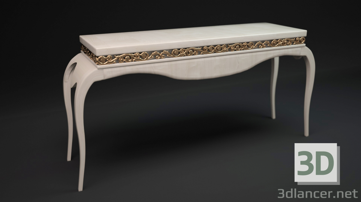 Modelo 3d Mesa de console - preview