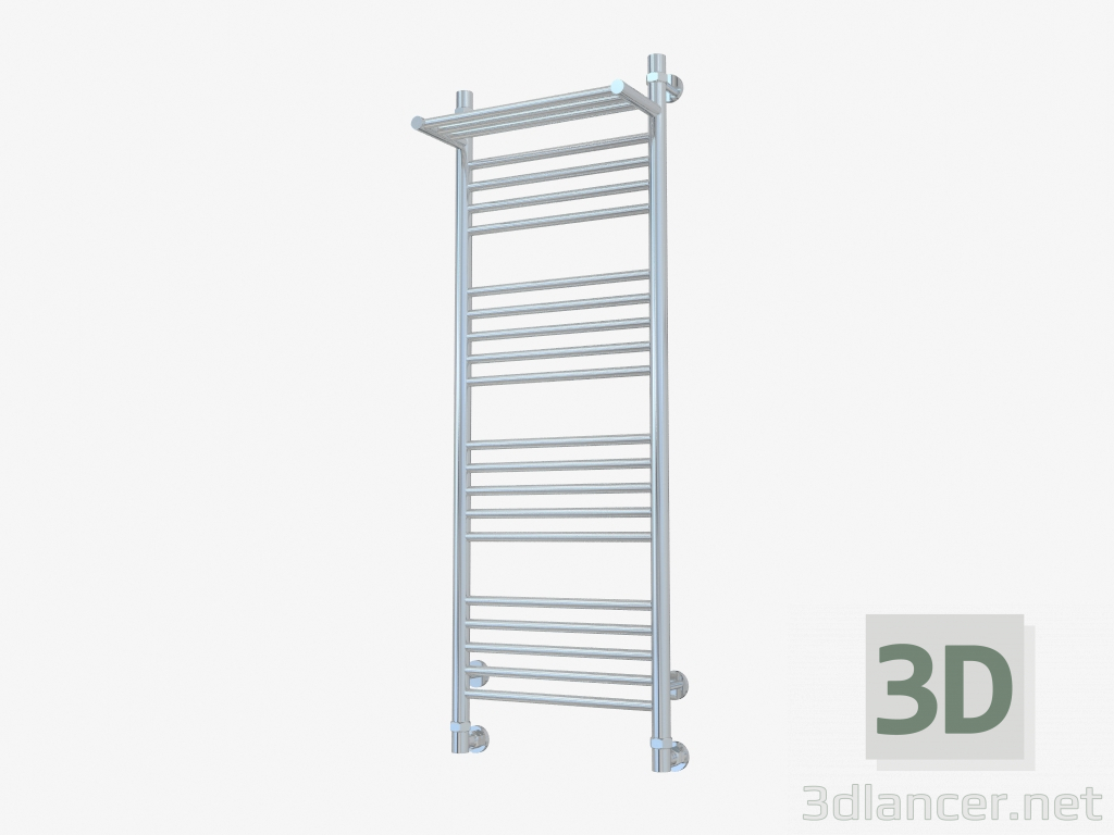 3d модель Полотенцесушитель Богема с полкой (1200x400) – превью