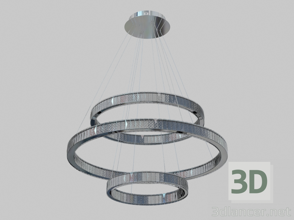 modello 3D Lampadario Goslar (498012003) - anteprima