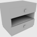 3d model Mesita de noche MESA LATERAL PHIL BED (55X40XH45) - vista previa