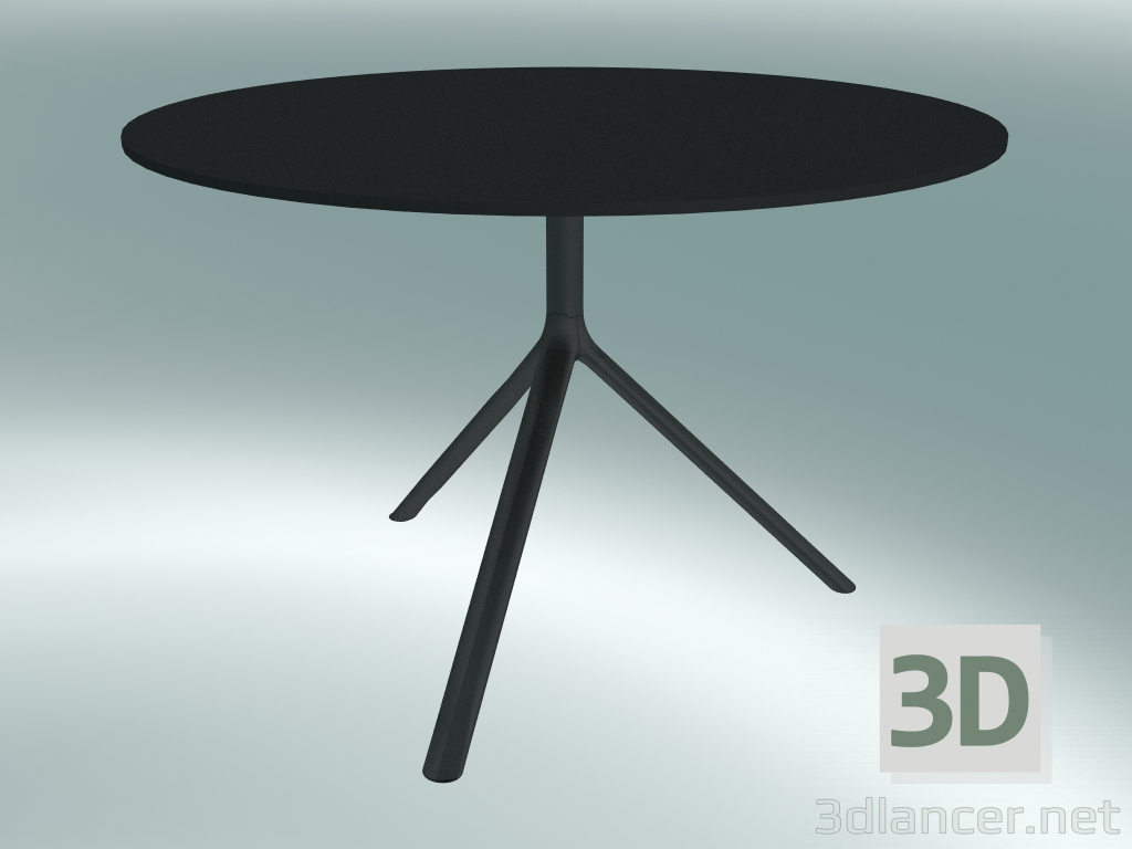 modèle 3D Table MIURA (9556-01 (Ø 110cm), H 73cm, noir, noir) - preview