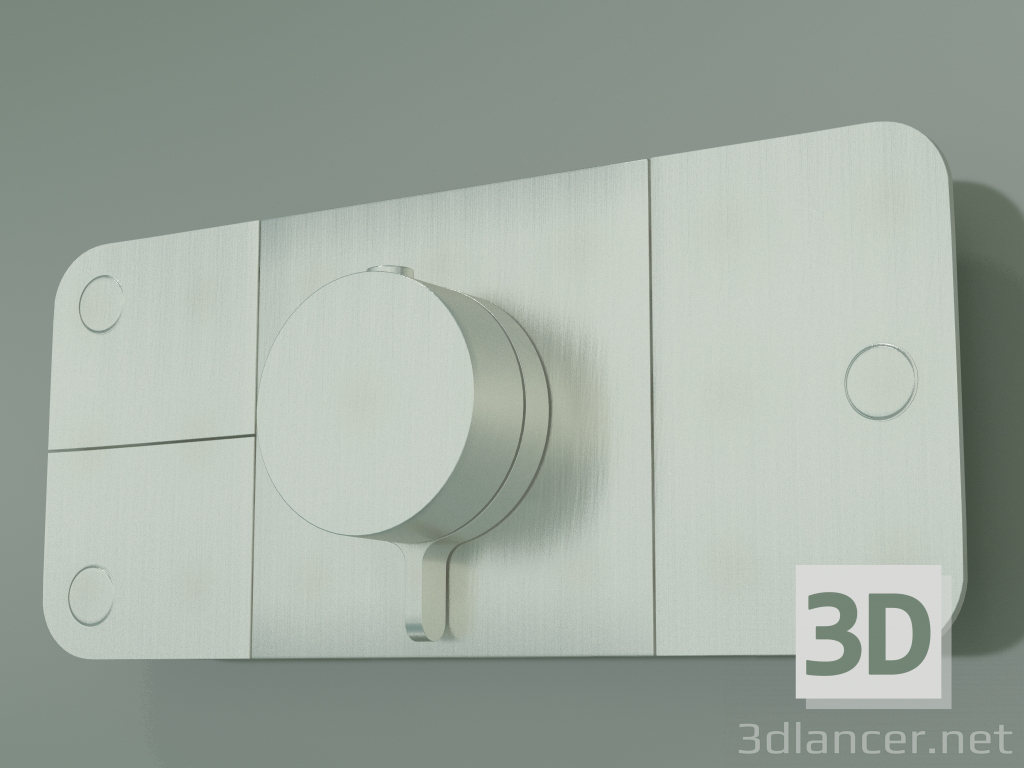 3d model Shower faucet, 3 outlets (45713820) - preview