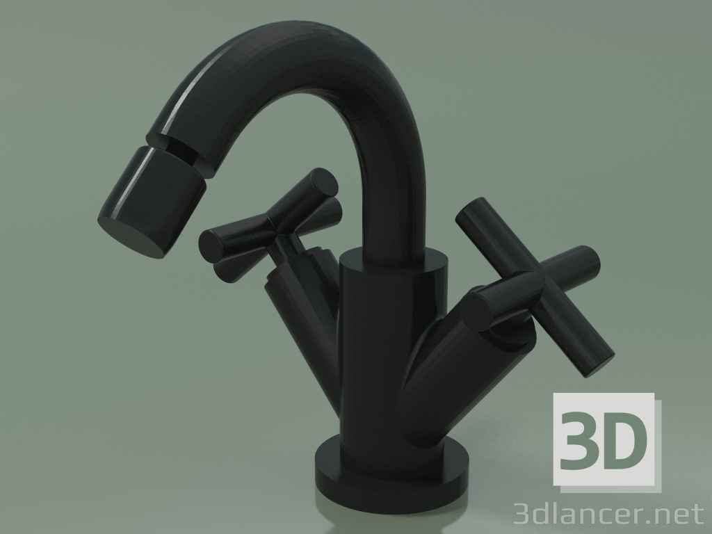 modello 3D Miscelatore bidet monoforo con scarico (24510892-33) - anteprima