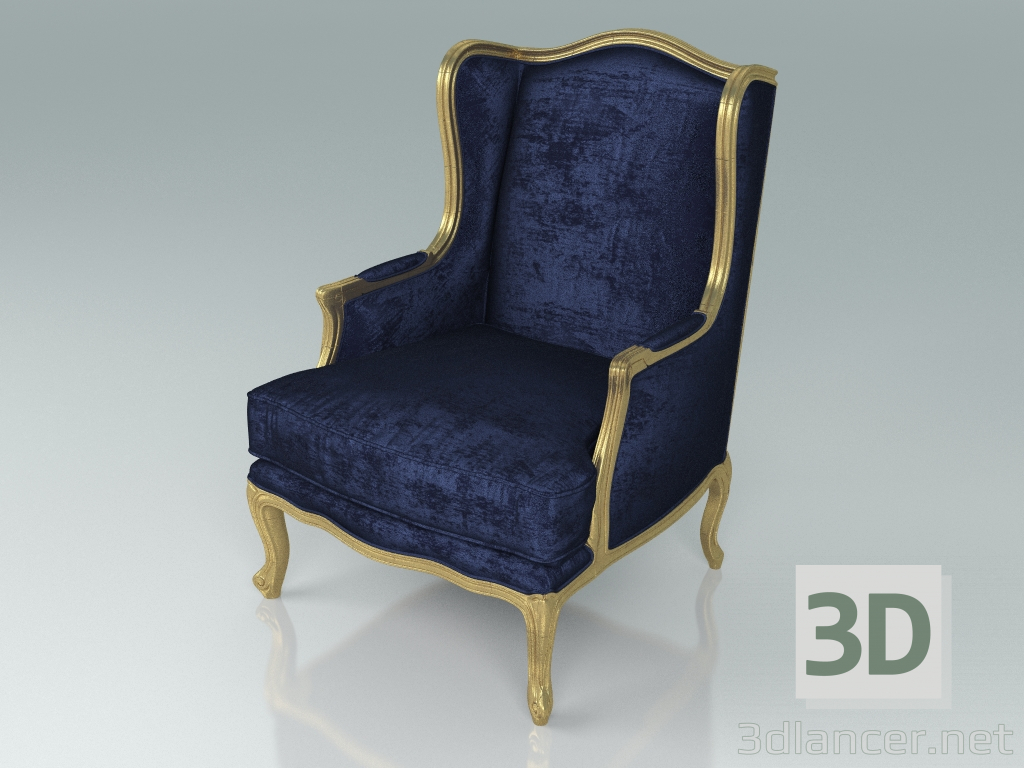 modèle 3D Fauteuil (art. 74098) - preview