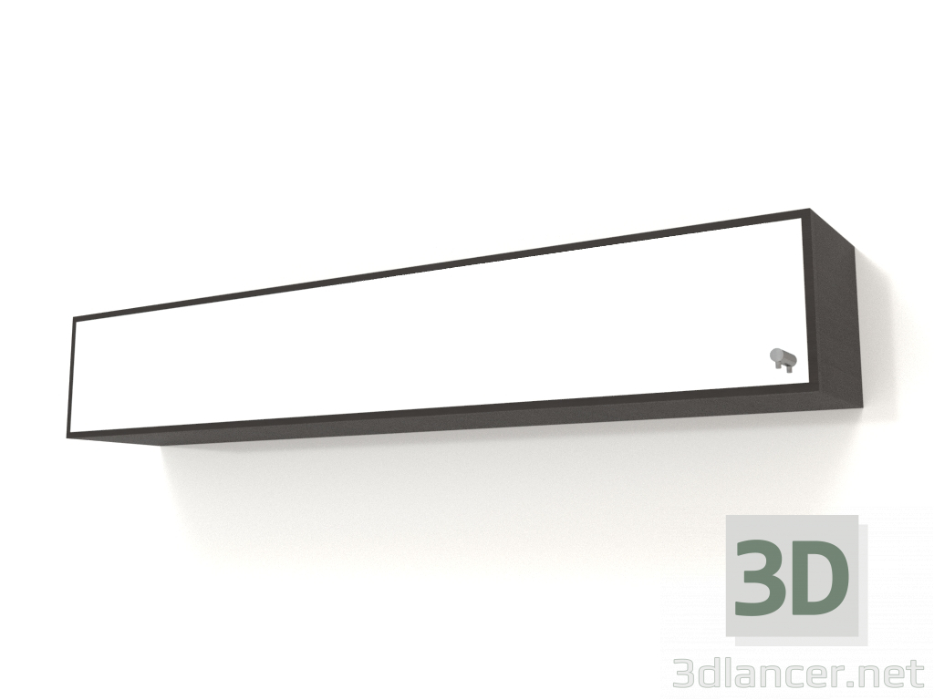 3d model Mirror with drawer ZL 09 (1200x200x200, wood brown dark) - preview