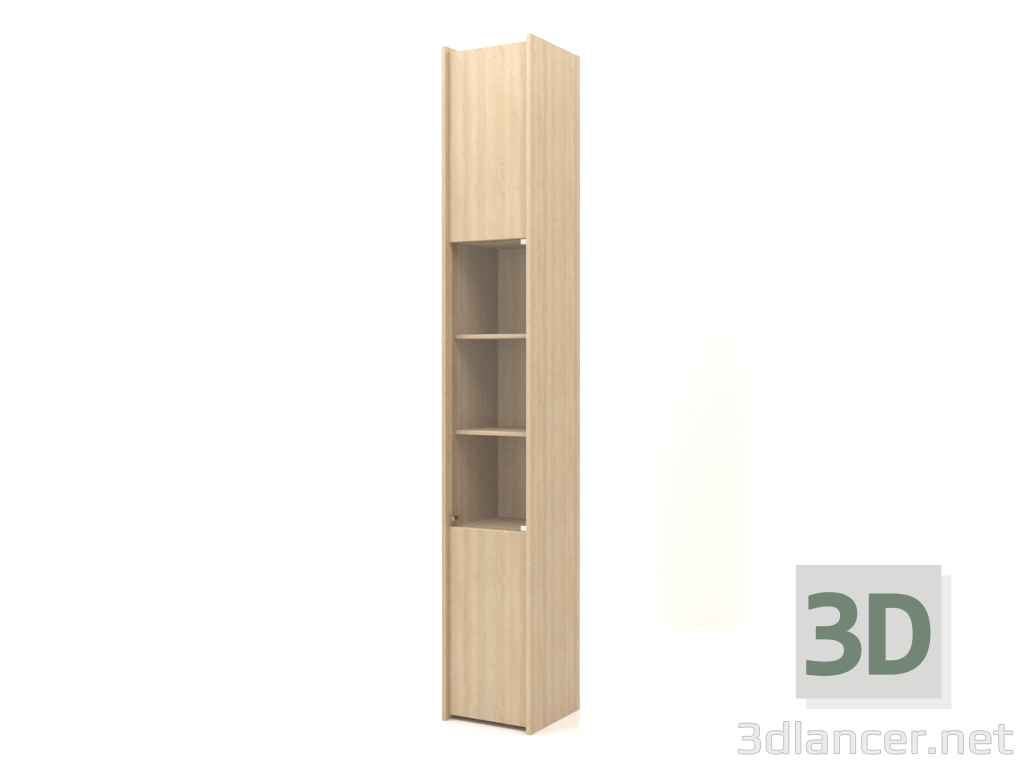 3d модель Модульний стелаж ST 07 (392х409х2600, wood white) – превью