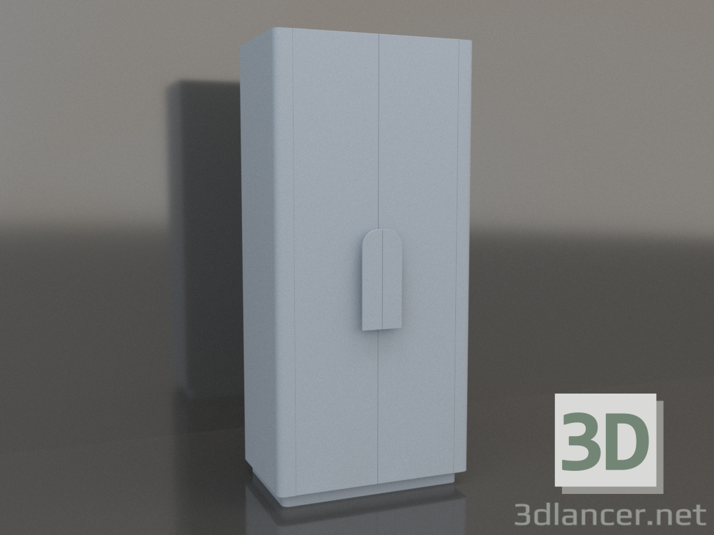 3d model Wardrobe MW 04 paint (option 2, 1000x650x2200, blue sky) - preview