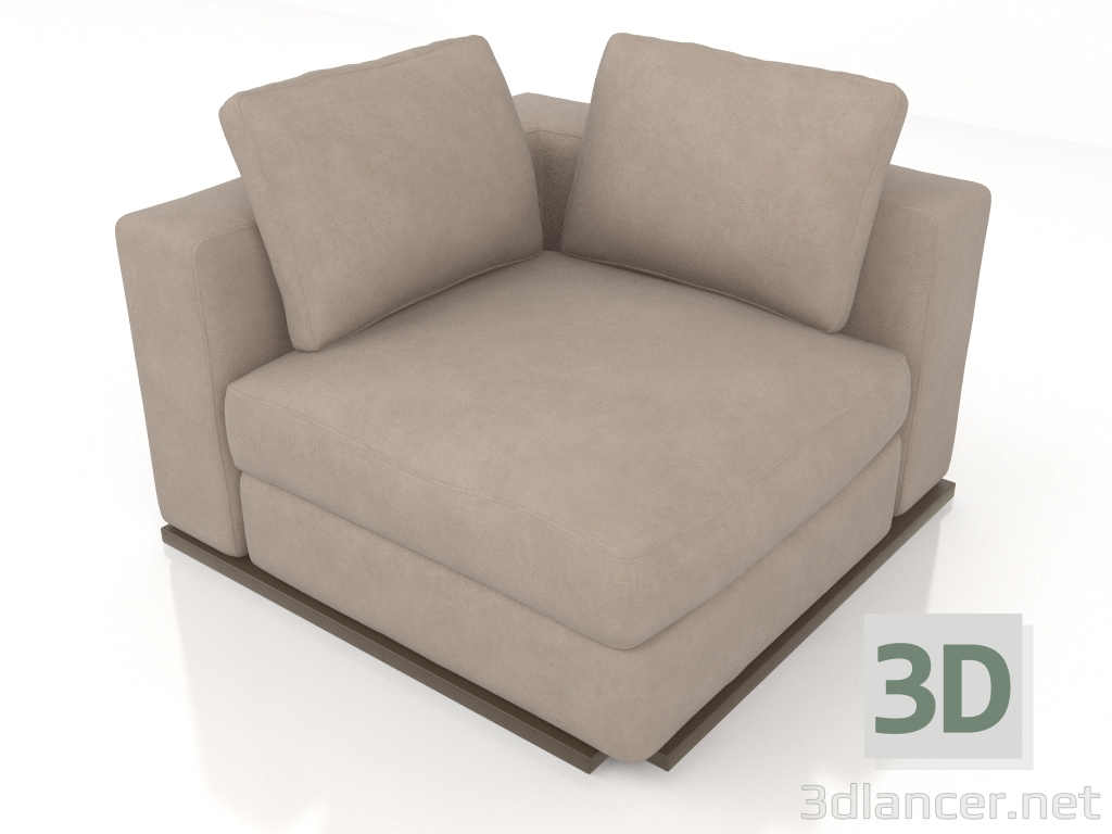 3d model Sofá modular (E230) - vista previa