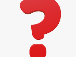 Question symbol Red