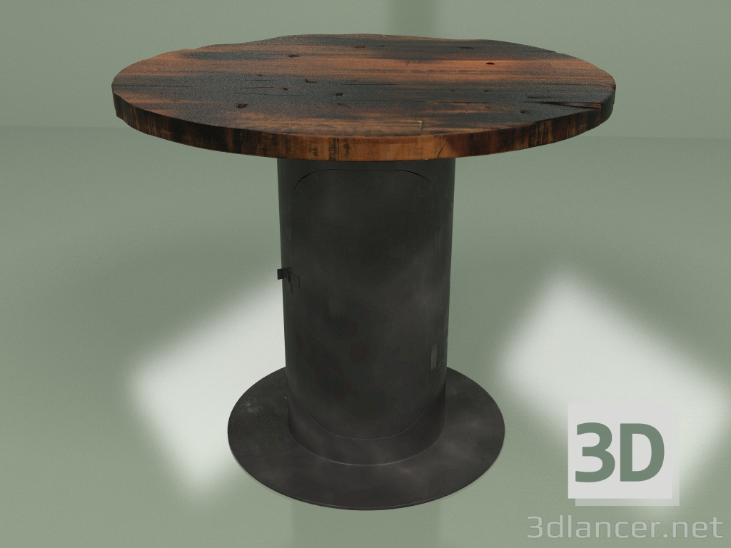 3d model Round dining table Tough - preview