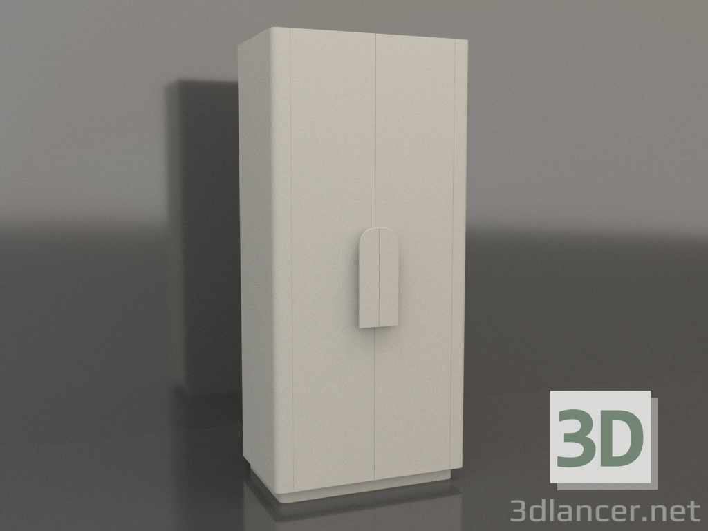 3D modeli Gardırop MW 04 boya (seçenek 2, 1000x650x2200, bej) - önizleme