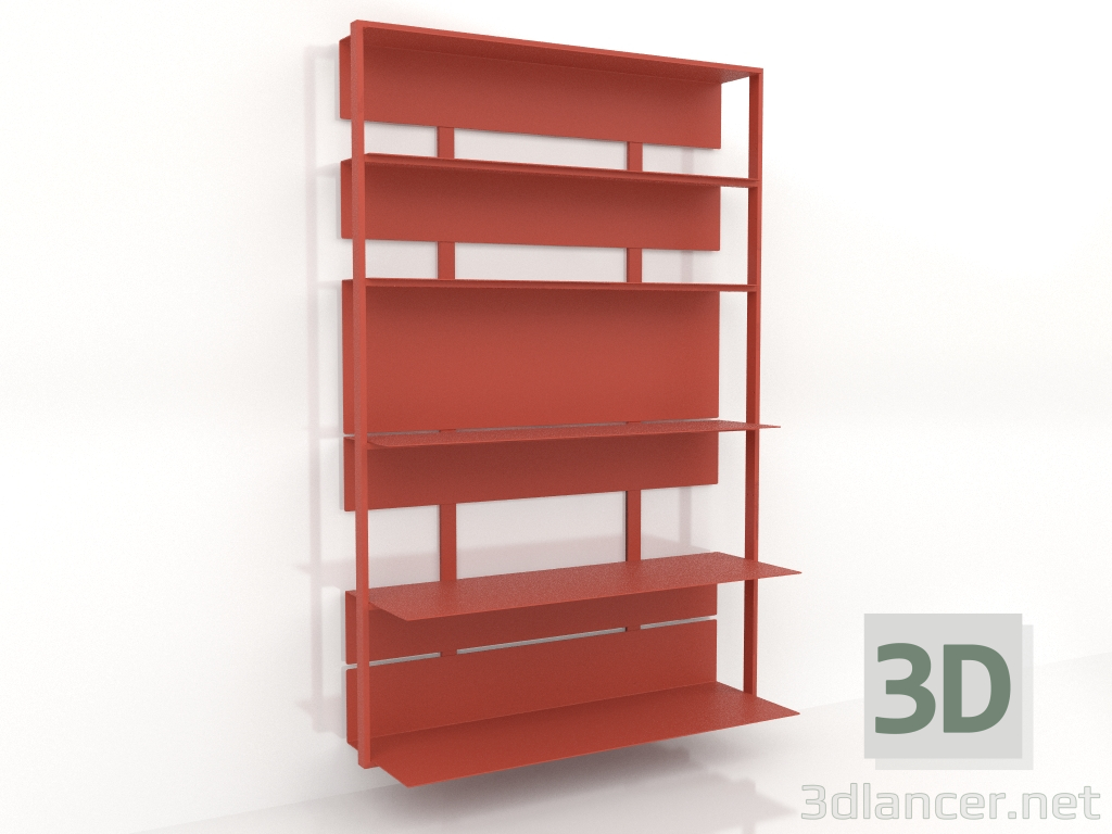 3d model Sistema de estanterías (composición 10) - vista previa