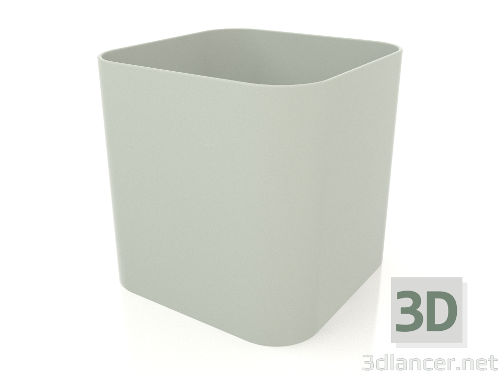 3D Modell Blumentopf 1 (Zementgrau) - Vorschau