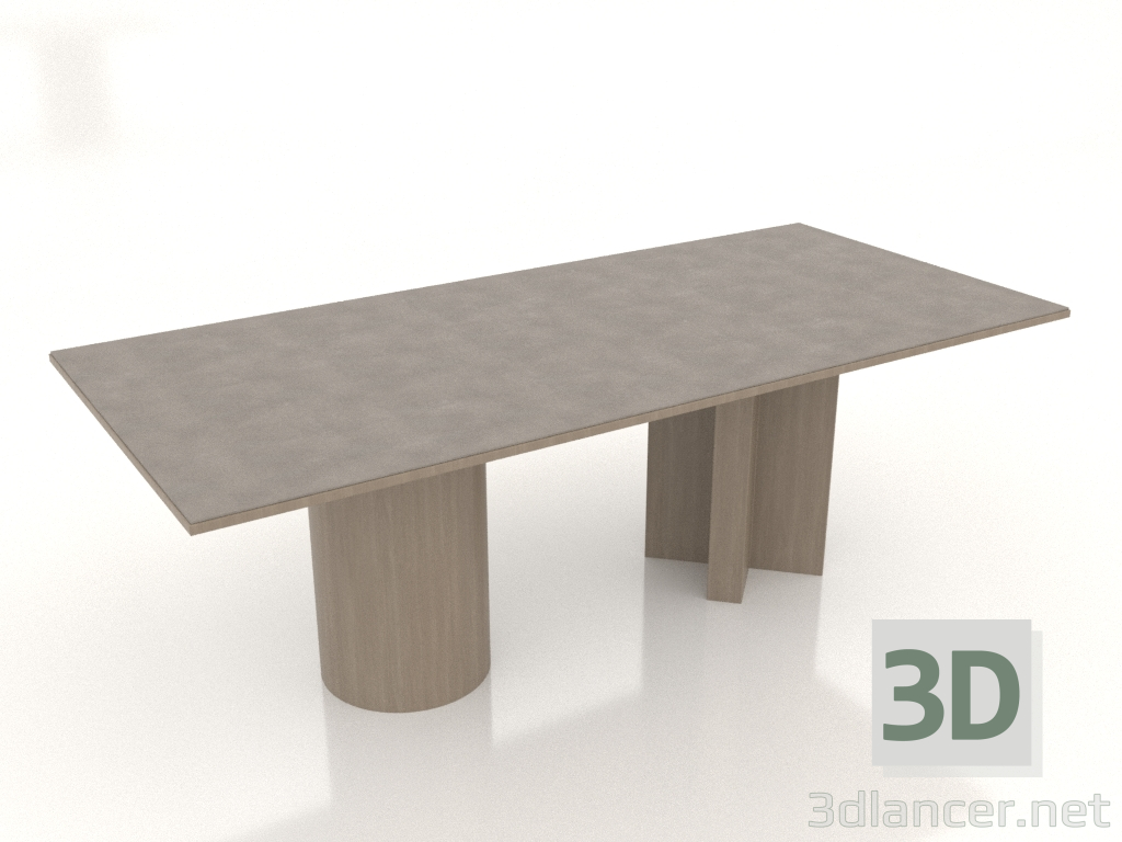 3d model Arithmetics dining table 1000x2200x750 mm (option 2) - preview 3d model Arithmetics dining table 1000x2200x750 mm (option 2) - preview