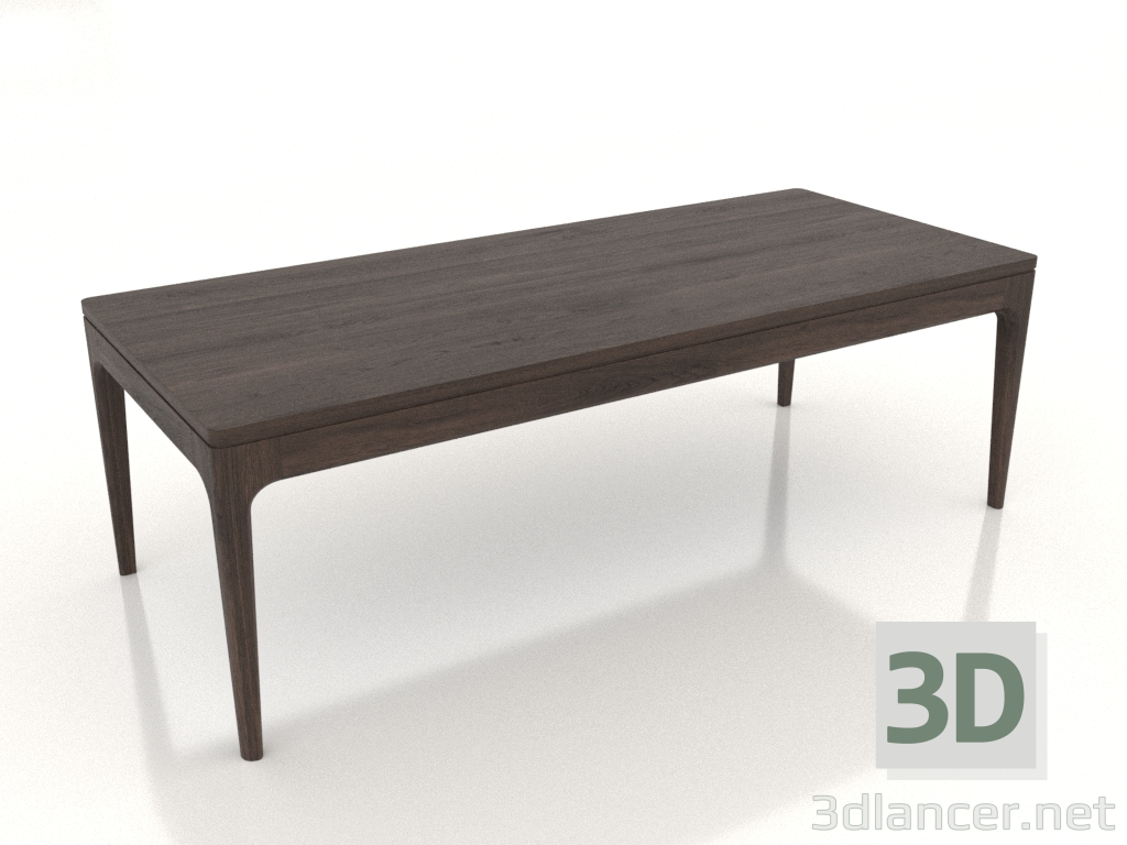 3D Modell Hoher Couchtisch FARGO 1400x600x450 mm (dunkle Eiche) - Vorschau 3D Modell Hoher Couchtisch FARGO 1400x600x450 mm (dunkle Eiche) - Vorschau