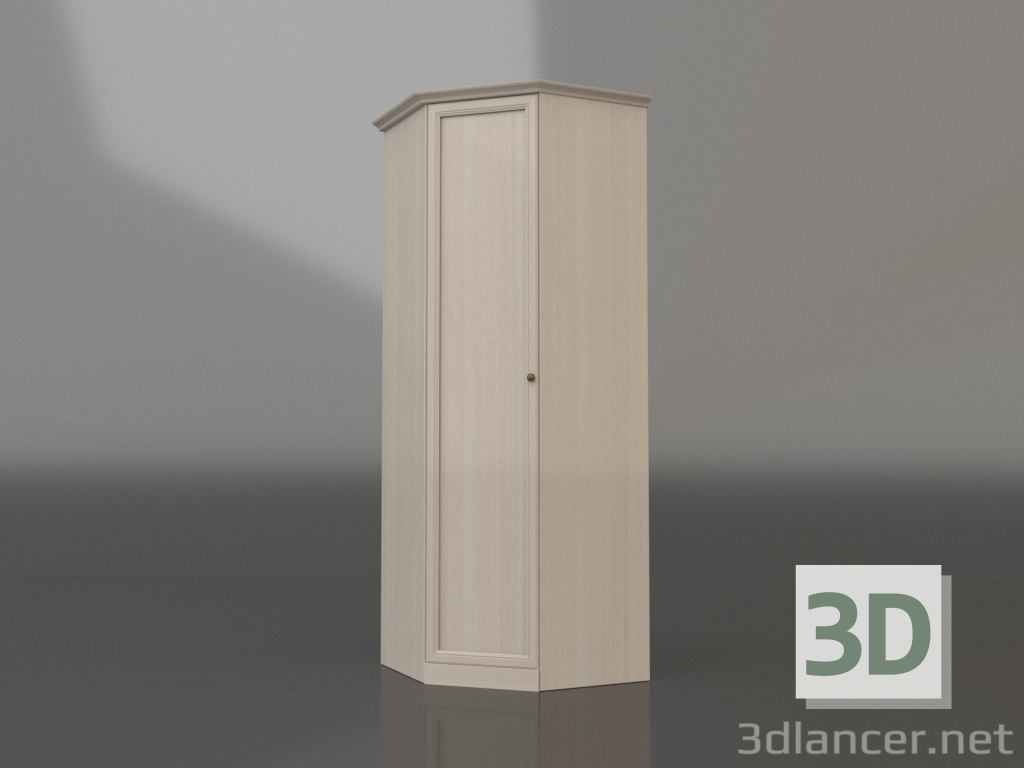 3d model Corner cabinet with base - preview