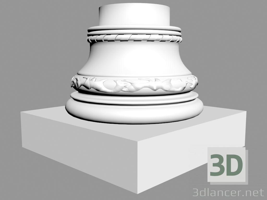 3d model Column (base) L913 (3) - preview