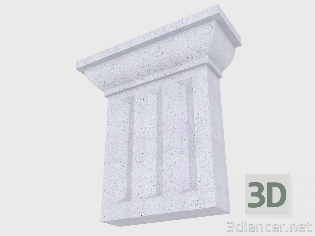 3d model Soporte delantero (FT25T) - vista previa