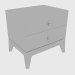 modèle 3D Table de nuit SIR BED Side Table (54x40xH51) - preview