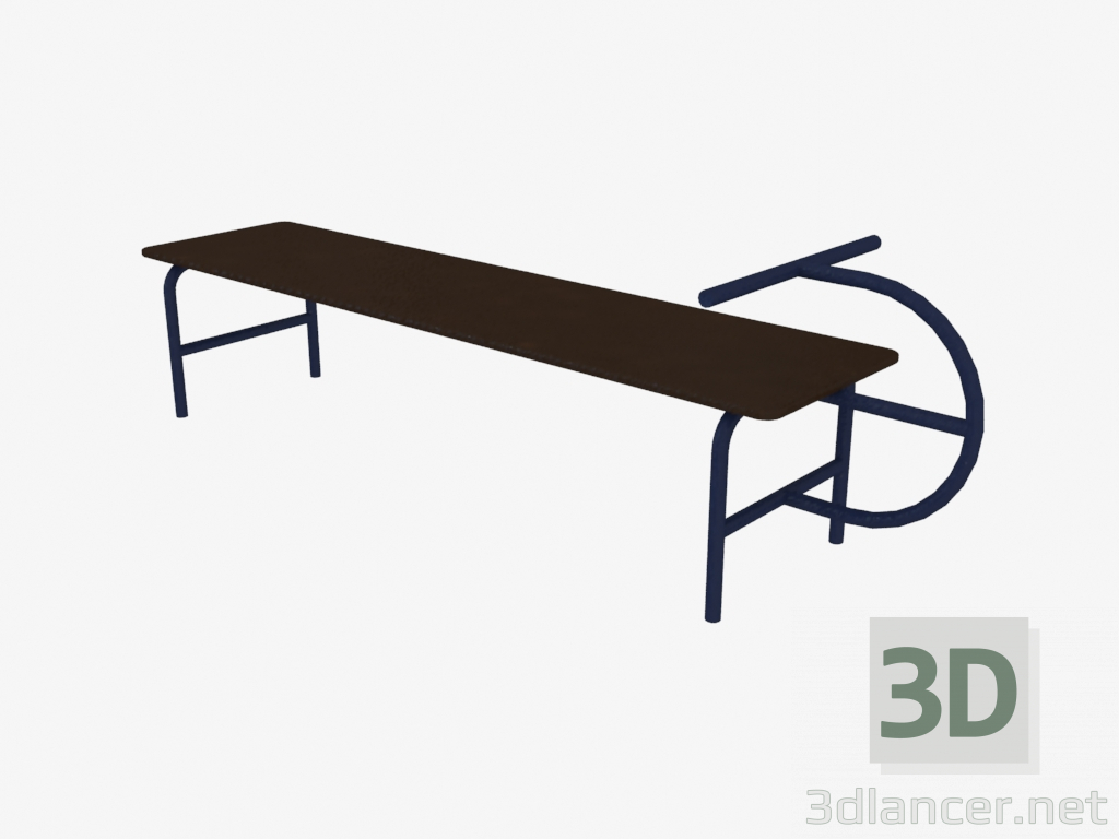 3d model Complejo deportivo (0022) - vista previa