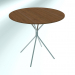 3d model Medium round table (RH20 Chrome HM12, Ø800 mm, H740 mm) - preview