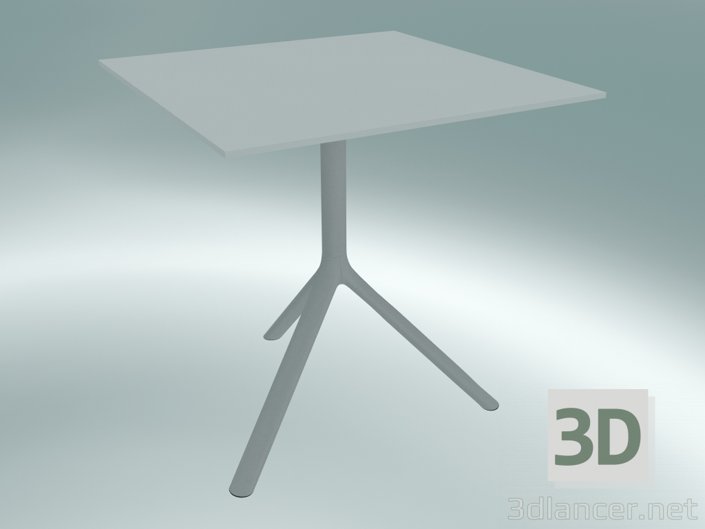 3D Modell Tisch MIURA (9580-01 (70x70cm), H 73cm, weiß, weiß) - Vorschau