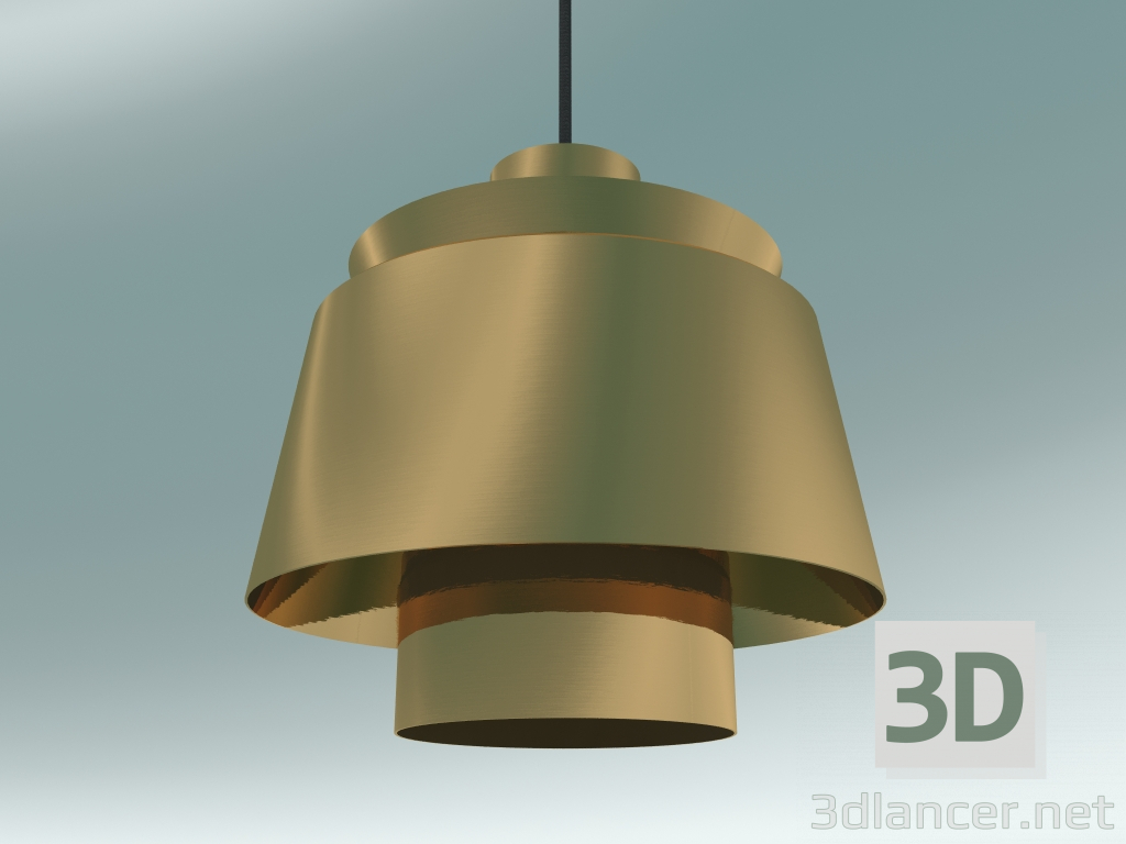 Modelo 3d Pendente Utzon (JU1, Ø22cm, H 23cm, latão polido) - preview