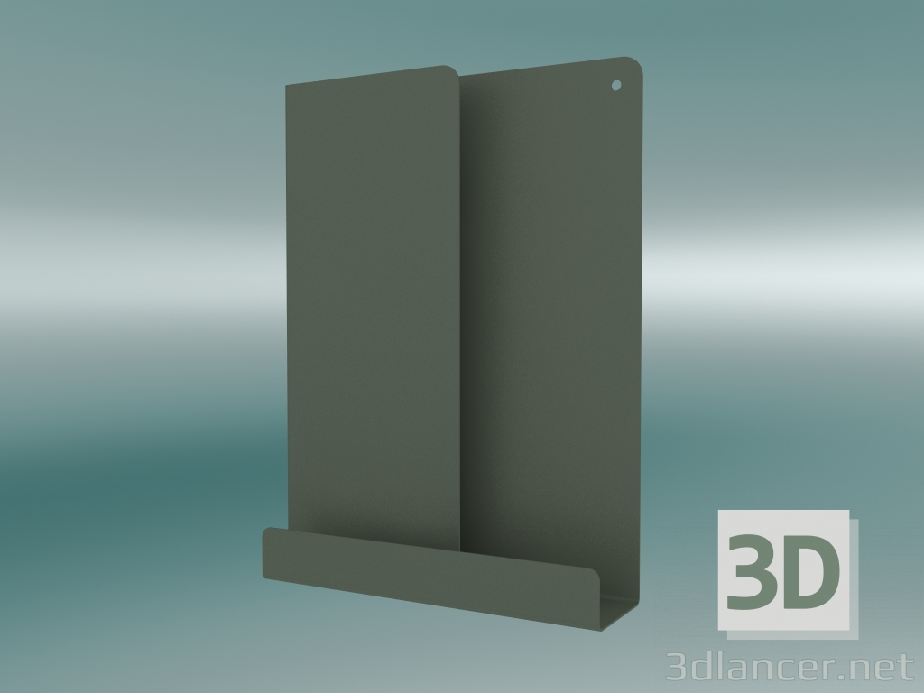 3d model Shelf Folded (29.5x40 cm, Olive) - preview