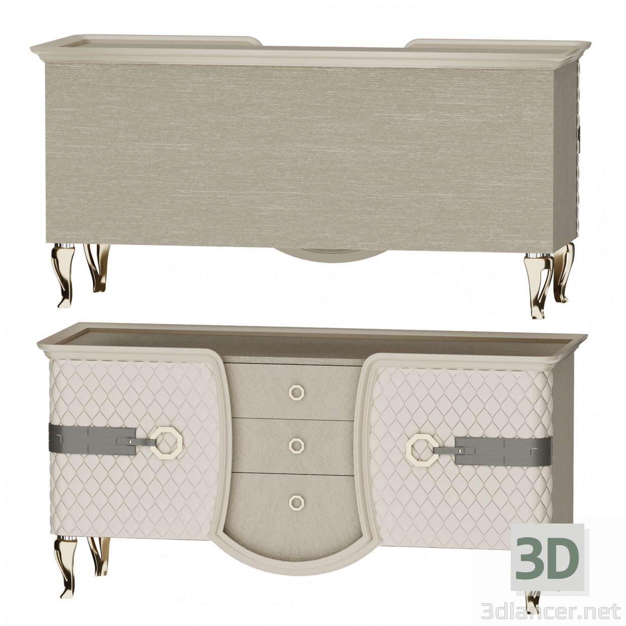 Cajonera Signorini y Coco 3D modelo Compro - render