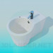 3d model Bidet with a faucet - preview