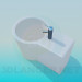 3d model Bidet con un grifo - vista previa