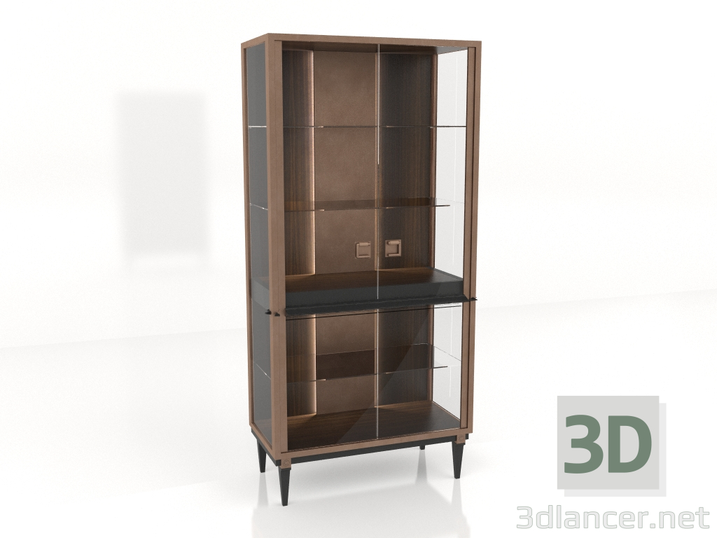 modello 3D Vetrina (S524) - anteprima