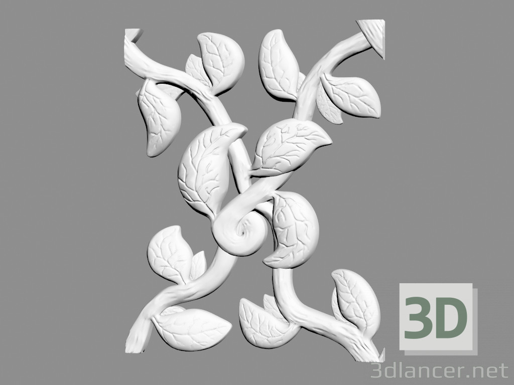 3d model Gypsum wall panel (art. 118) - preview