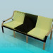 3d model Banco con asiento suave - vista previa